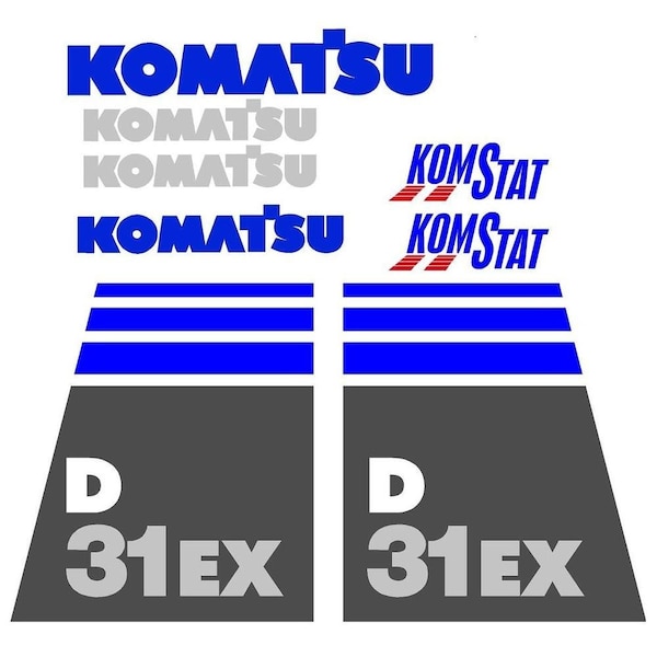 Aftermarket Decal Set KOMD31EX-21DECALSET - main